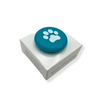 Wine Caps: Paw Print Teal