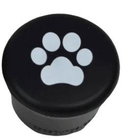 Wine Caps: Paw Print Black