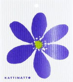  swedethings-cad dishcloth Anemone Blue