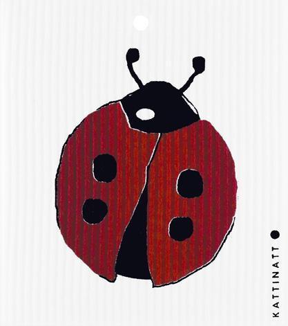 swedethings-cad dishcloth Ladybug