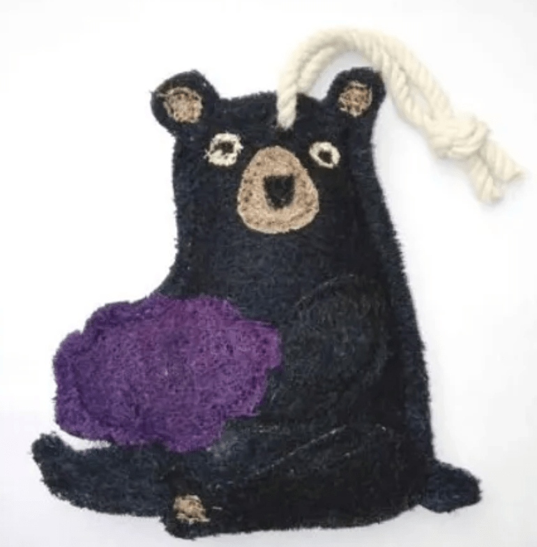 swedethings-cad Home & Garden Huckleberry Bear Loofah