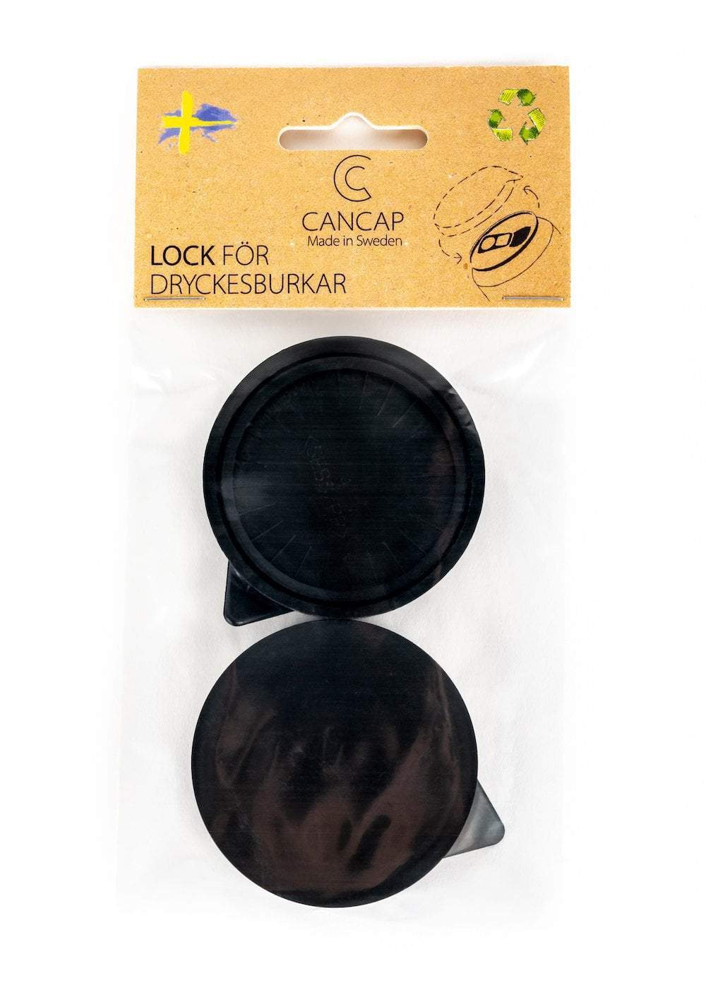 swedethings-cad simple CanCap: Black