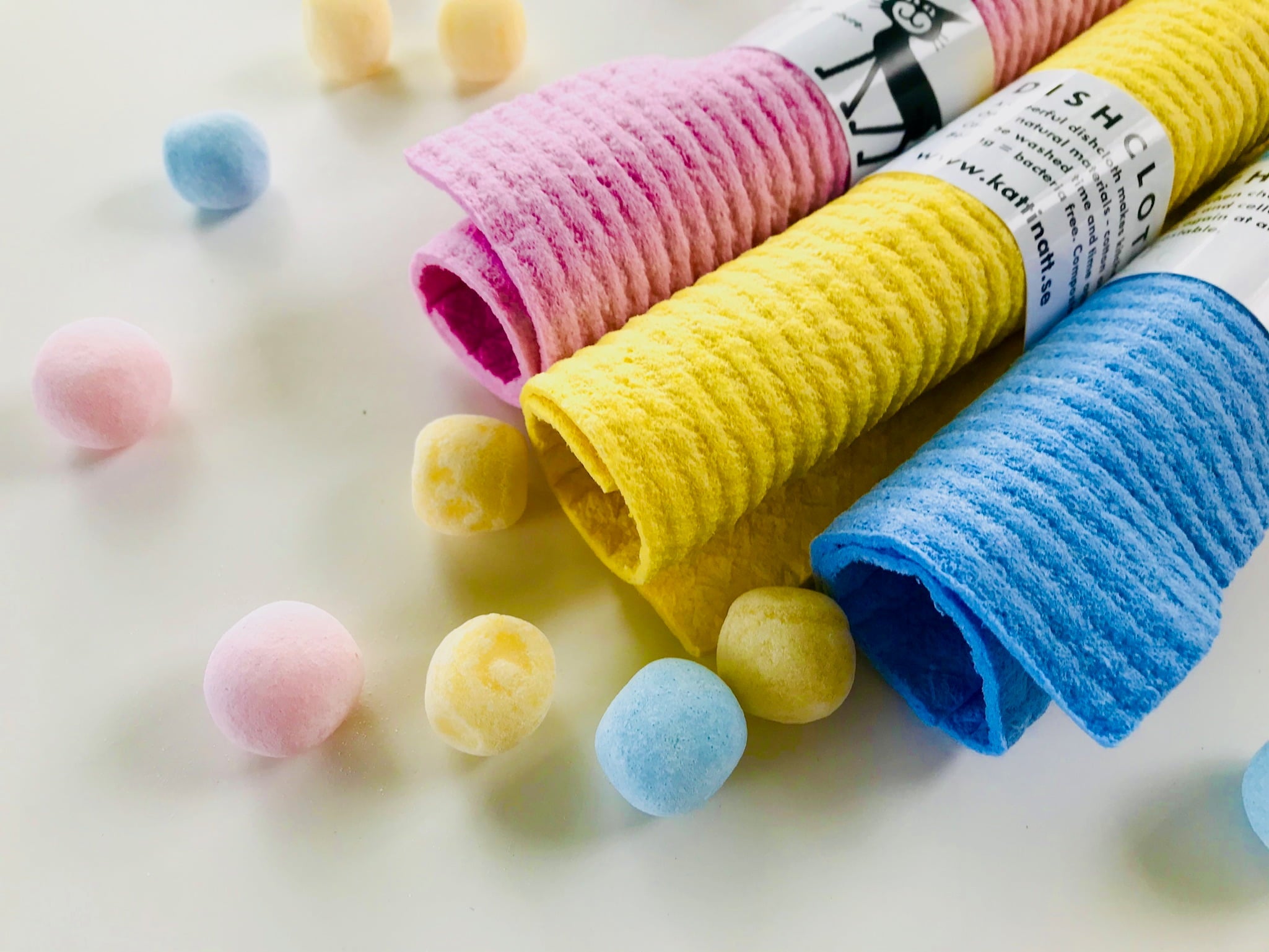 Pastel Coloured Dishcloths (Regular)