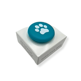 Wine Caps: Paw Print Teal