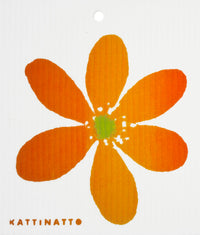 swedethings-cad dishcloth Anemone Orange