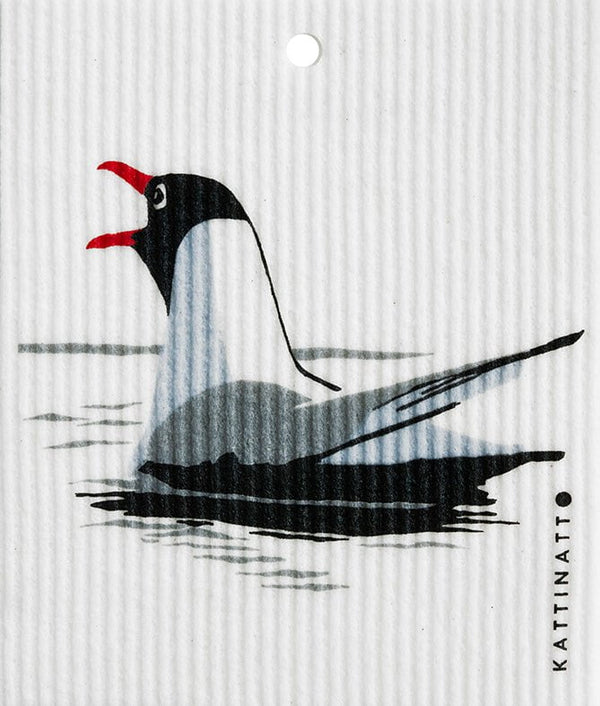 swedethings-cad dishcloth Black Headed Gull