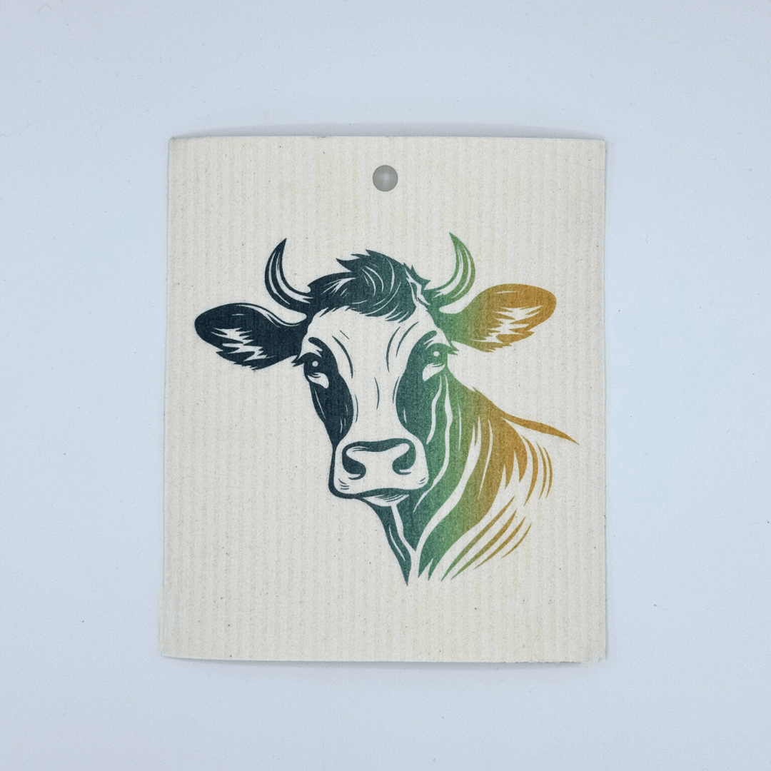 swedethings-cad dishcloth Cow