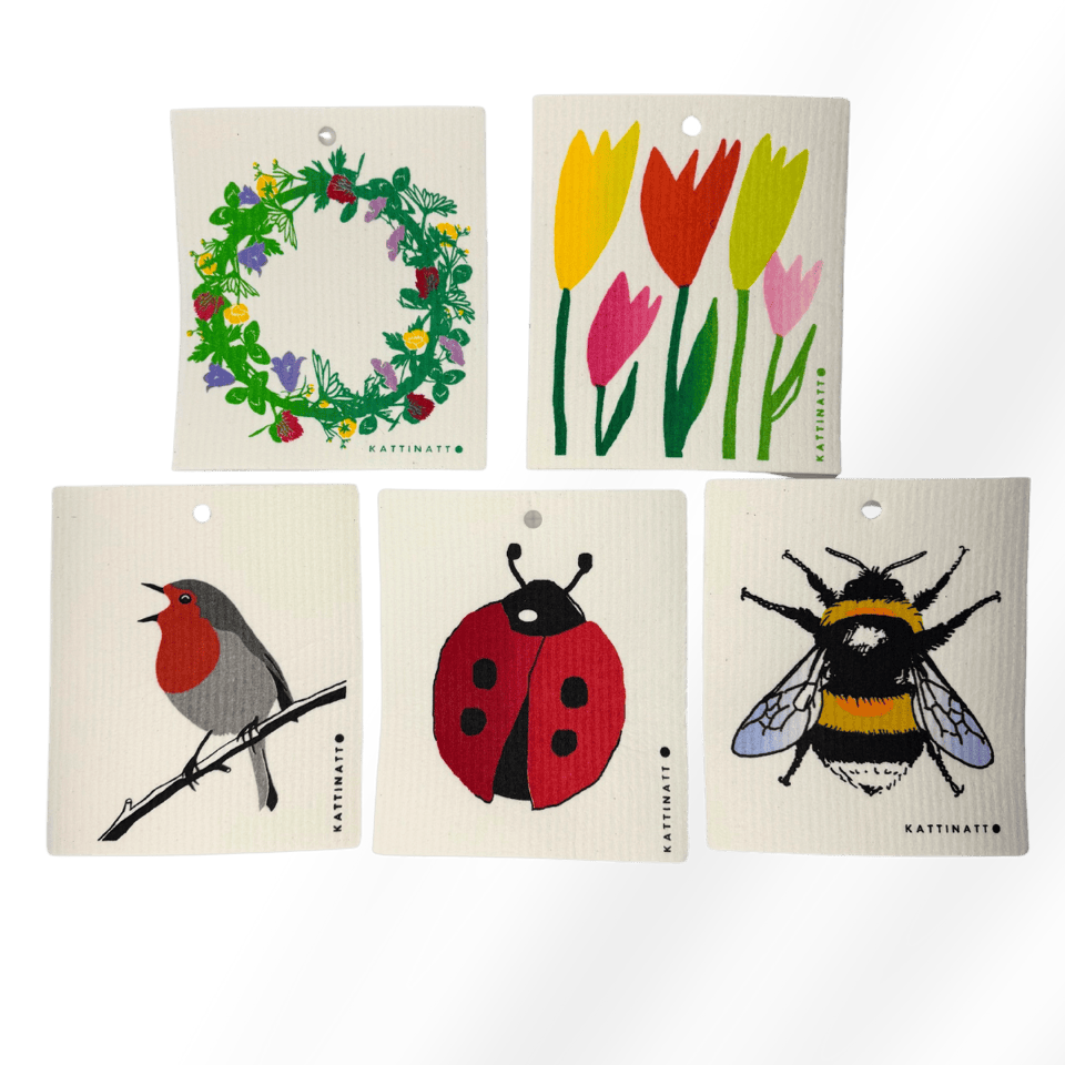 swedethings-cad dishcloths Spring Friends Dishcloth Bundle