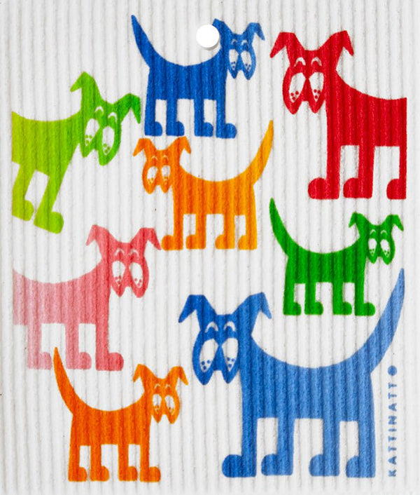 swedethings-cad Home & Garden Colourful Dogs Regular