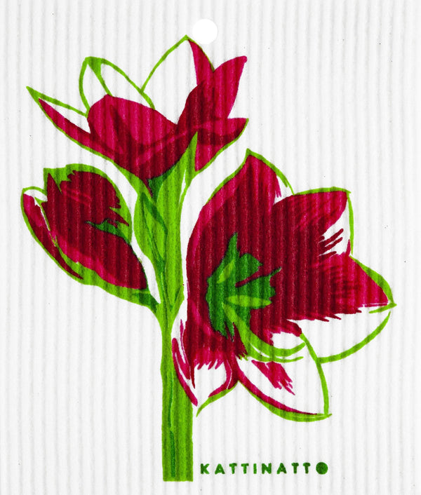  swedethings-cad dishcloth Amaryllis