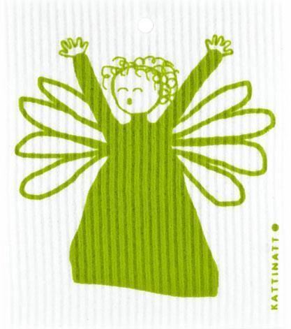  swedethings-cad dishcloth Angel in Green