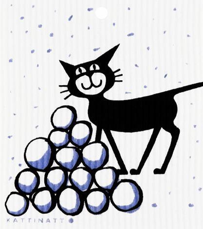 Cat in Snow -  swedethings-cad