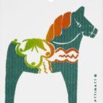 Dala Horse Teal -  swedethings-cad