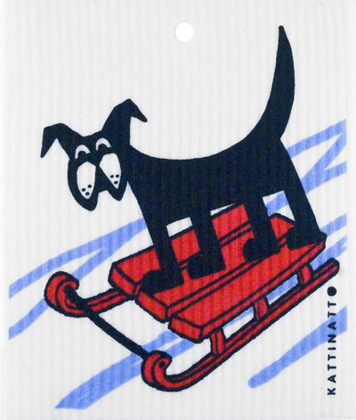 Dog on Sleigh