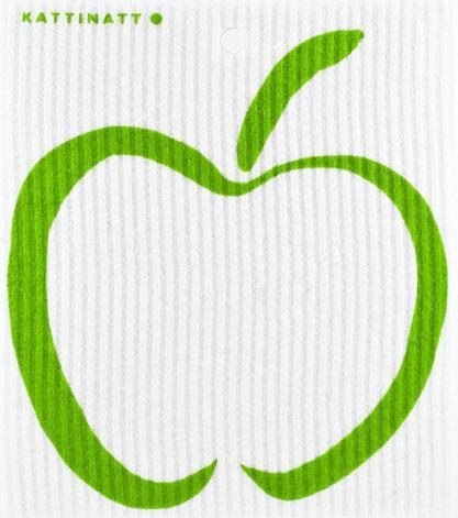  swedethings-cad dishcloth Green Apple