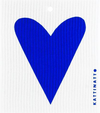  swedethings-cad dishcloth Heart Blue