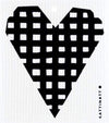 Heart Lattice Black