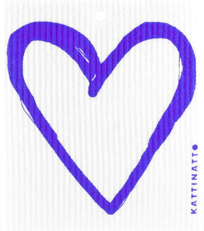 Heart Outline- Blue