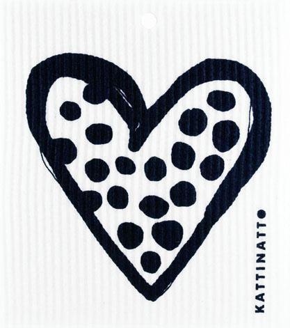 Heart Outline Dots Black -  swedethings-cad