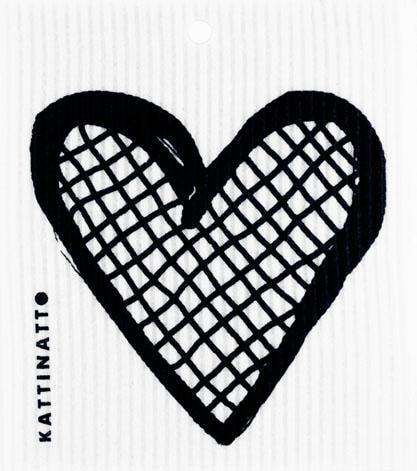 Heart Outline Lattice Black -  swedethings-cad