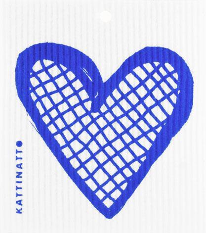 Heart Outline Lattice  Blue -  swedethings-cad