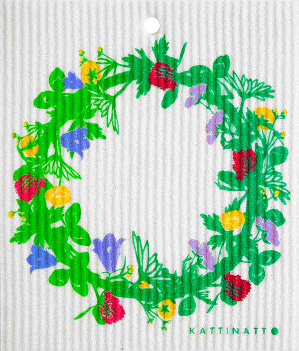 swedethings-cad dishcloth Midsummer Wreath