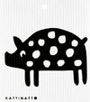 Pig Black Polkadots