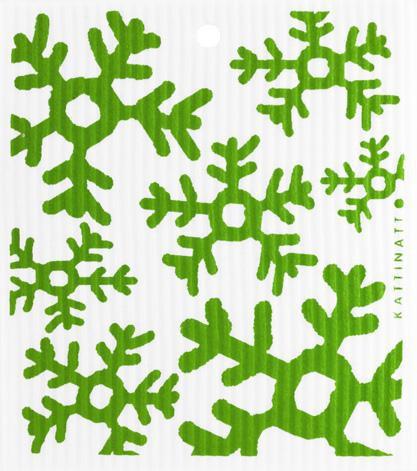 Snowflakes Green -  swedethings-cad