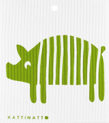 Striped Pig Green -  swedethings-cad