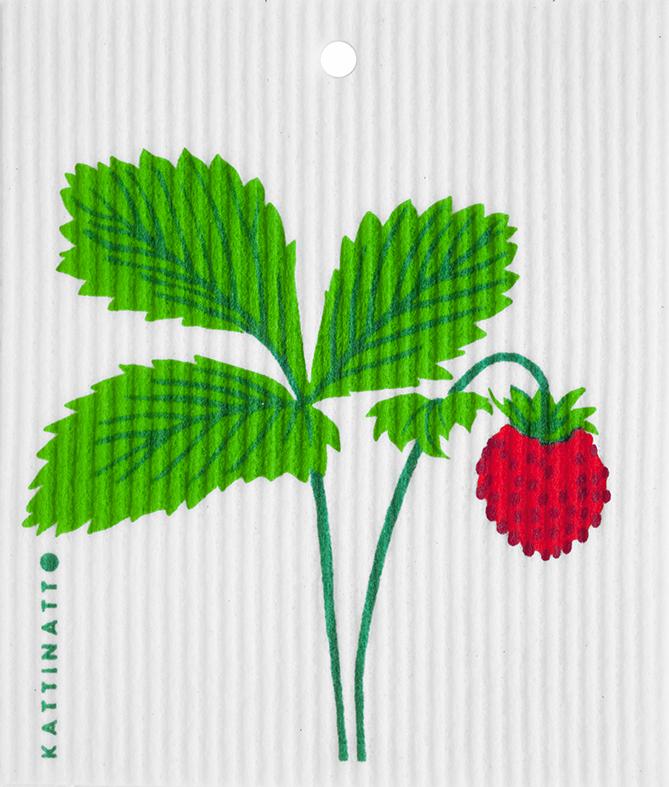 swedethings-cad dishcloth Wild Strawberries