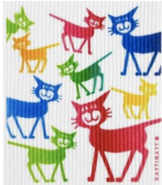  swedethings-cad Medium dishcloths CATS multi