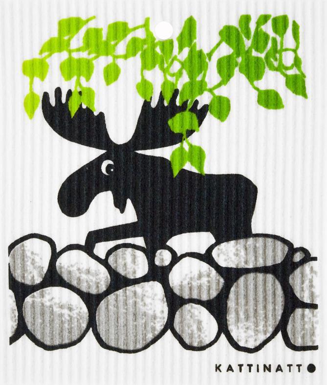  swedethings-cad Moose on rocks w leaves